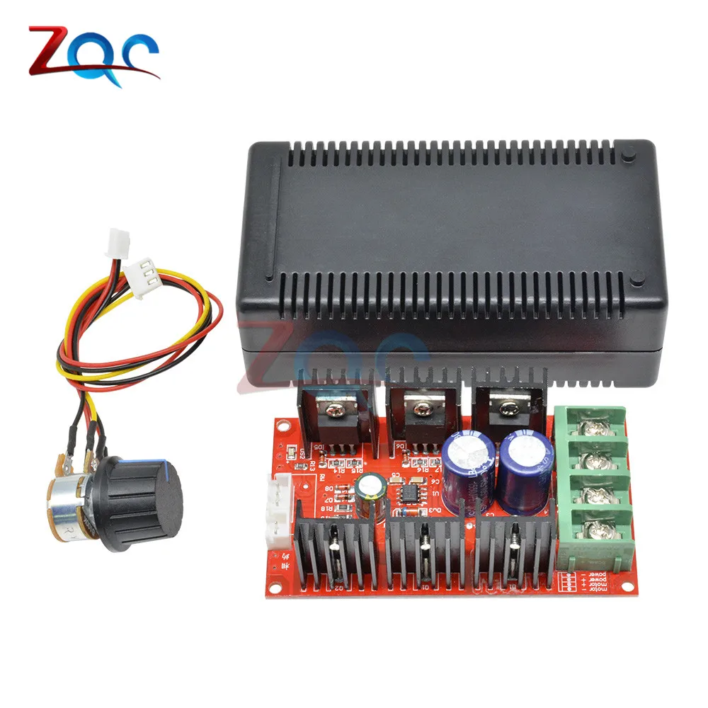 DC 12V 24V 48V 2000W 10-50V MAX 40A DC Motor Speed Controller PWM HHO RC Fan Governor Car Regulator Power Control Switch