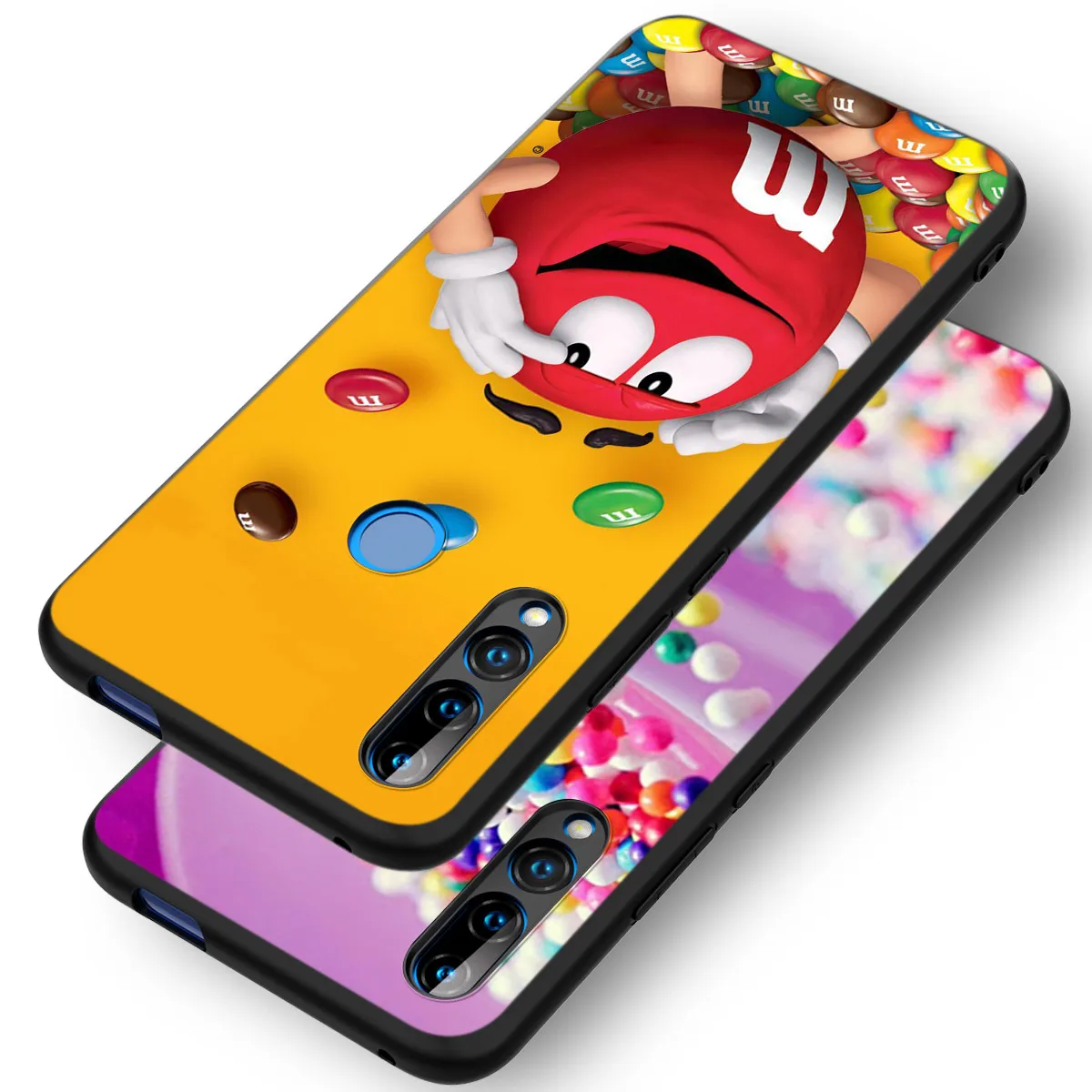 Silicone Cover Cute M&M‘s Chocolate For Huawei Honor 9 9X 9N 8S 8C 8X 8A V9 8 7S 7A 7C Pro lite Prime Play 3E Phone Case
