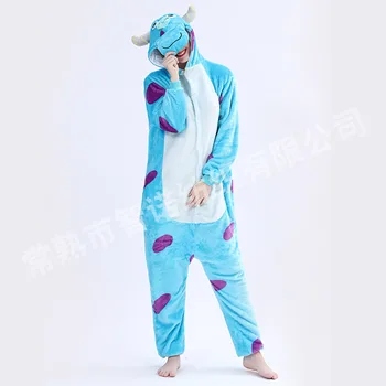 

Pajama Animal Piece One Winter Flannel Full Acrylic