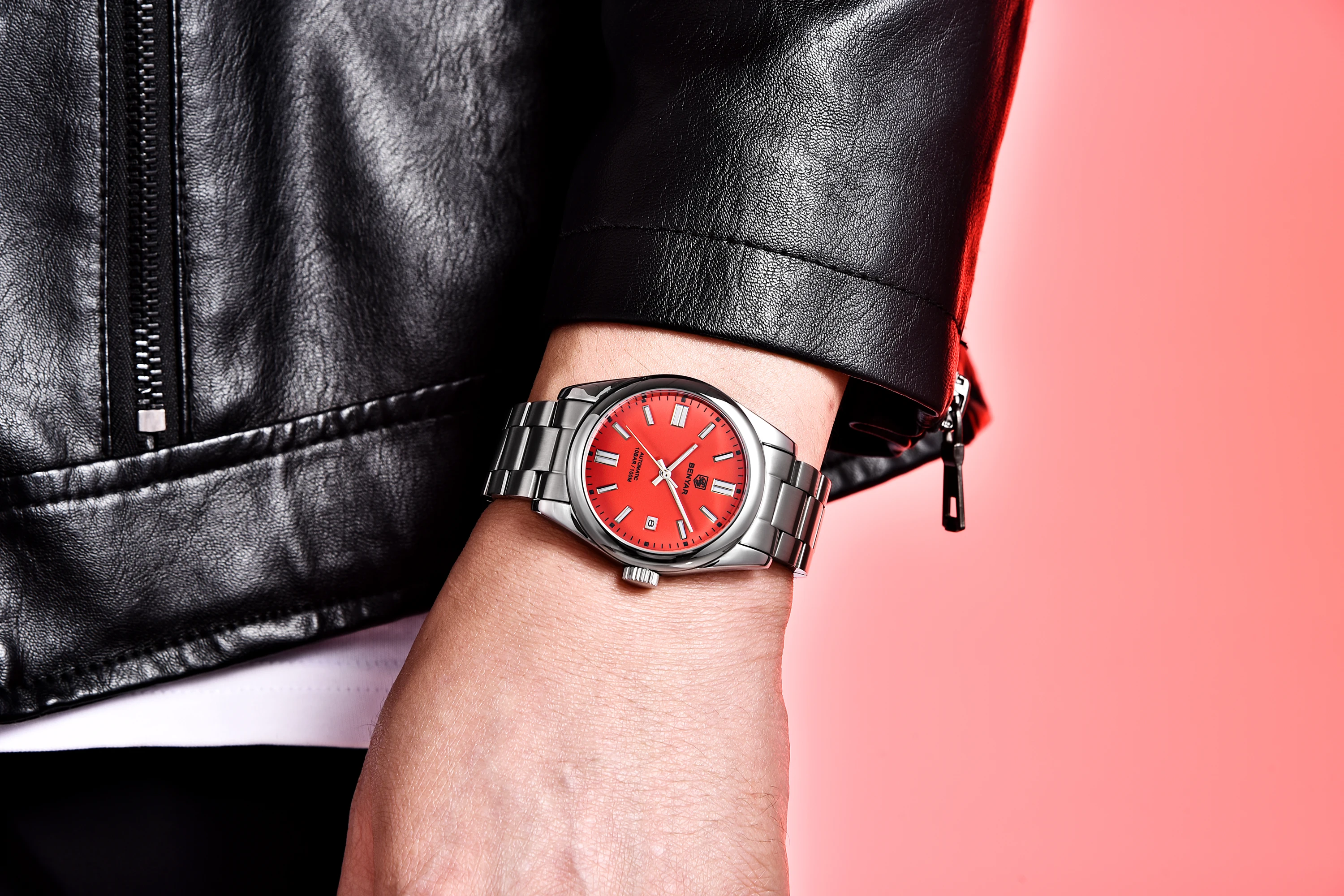 2021 39MM herren Uhren Mechancial Uhr Männer Luxus Automatische uhr für männer Edelstahl Wasserdichte Uhr Mann_voghion.com