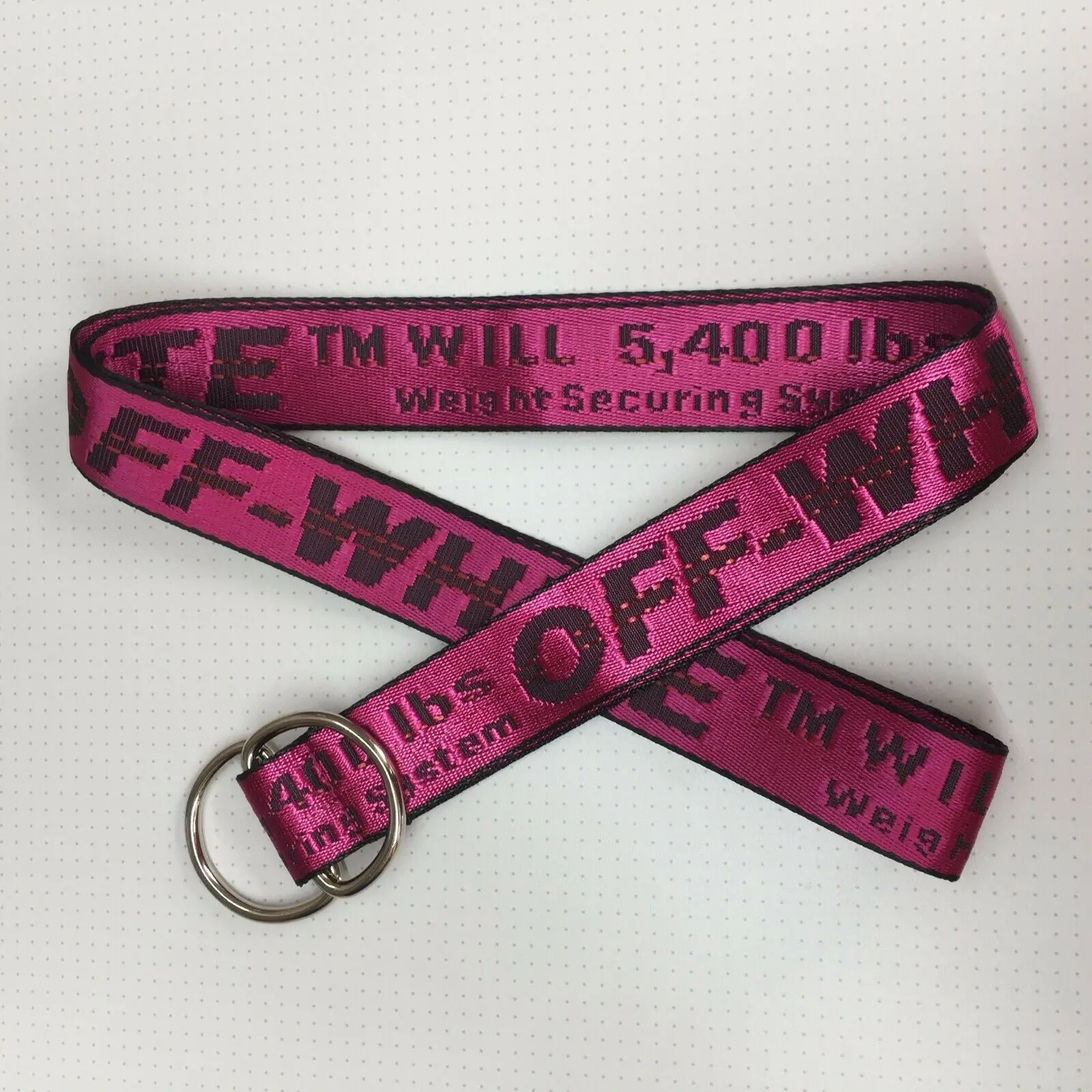 Фиолетовый Off-White-Yellow-Belt-Gosha-Rubchinskiy-Length-Size-S-2XL-for-100cm-200cm эскиз 1 бело-желтый-пояс-Гоша-Рубчинский - Цвет: Фиолетовый