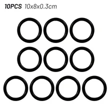 

O-Ring 10x 8x 0.3cm For Karcher Lance Hose Nozzle Spare O-Ring Seal 28809900 Rubber O-Ring Pressure Washers FOR K2 K3 K4 K5 K6