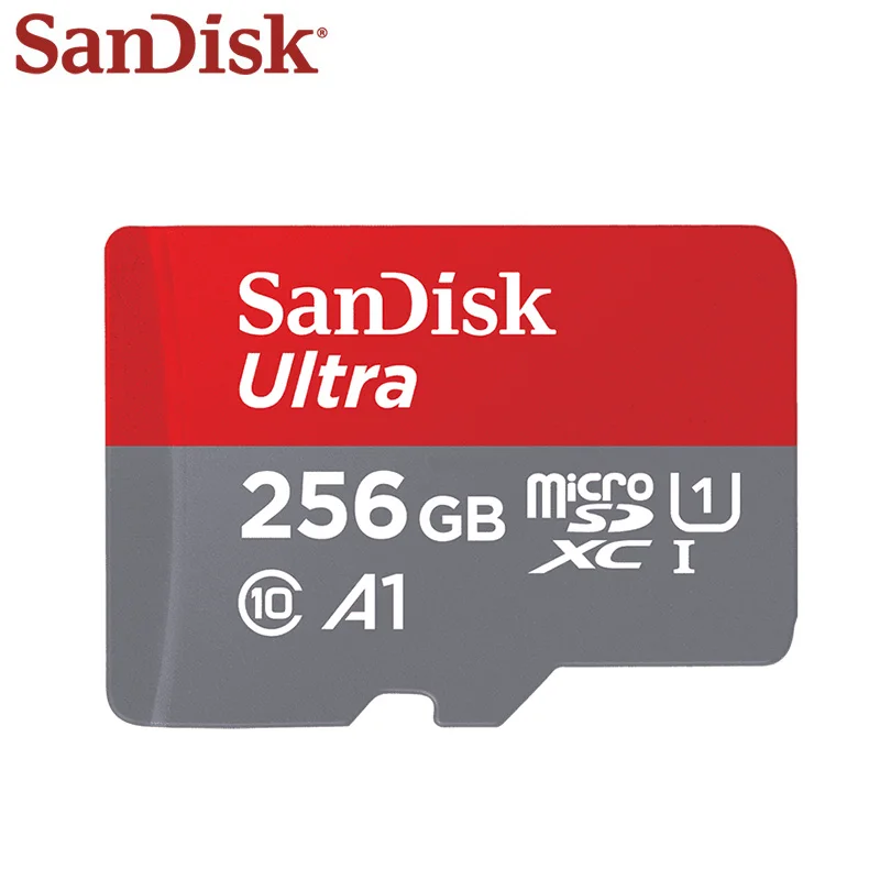 Оригинальная карта памяти SanDisk Ultra Micro SD SDHC Class 10 16 ГБ 32 ГБ карта памяти SDXC 64 Гб 128 ГБ 200 ГБ 256 Гб 400 Гб TF карта с адаптером