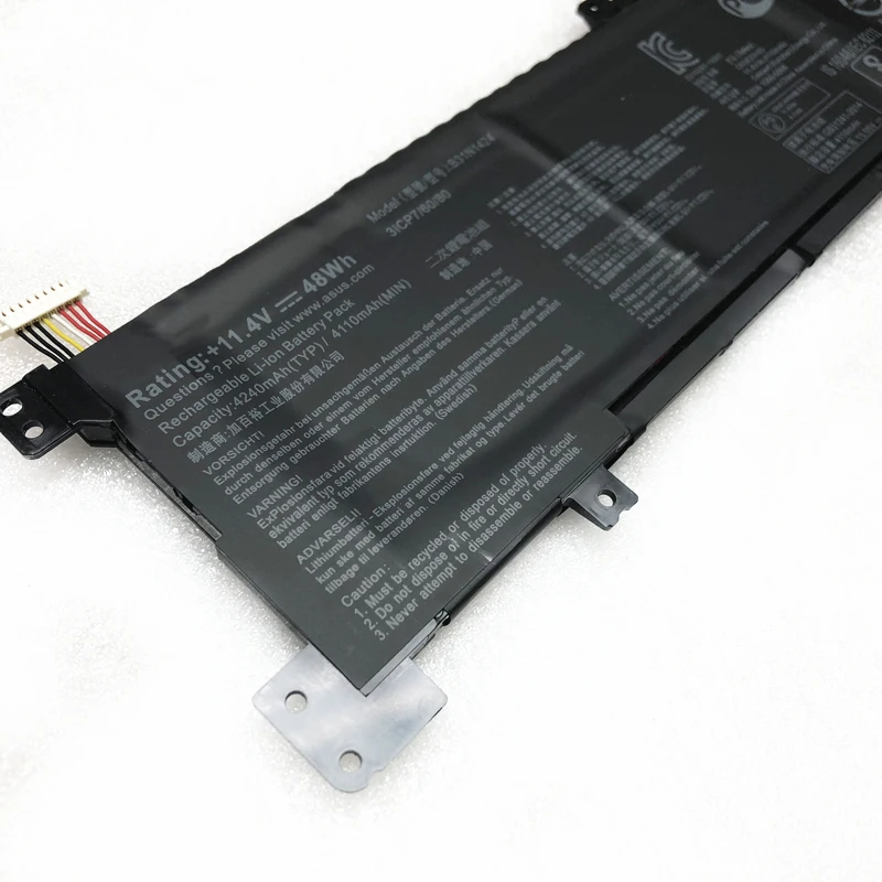 Onevan Novo Original Bateria para Asus A400u A401l K401 K401l K401lb K401lb5010 K401lb5200 K401lb5500 B31n1424 48wh - Imagem 4