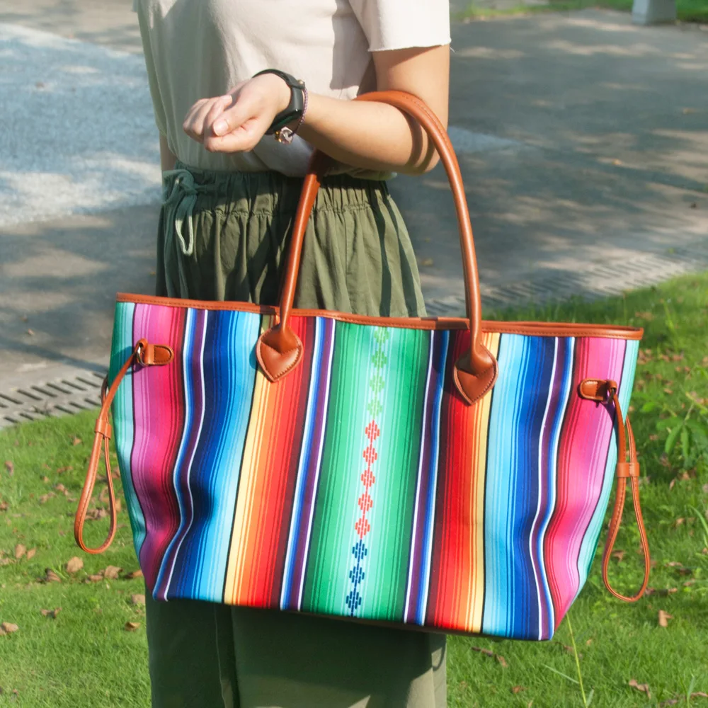 serape tote bag