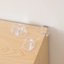 4 шт./лот, Мягкая силиконовая Защита краев и углов, защитная угловая защита для детского стола и журнального столика