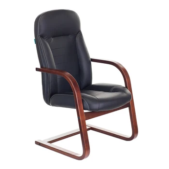 

Armchair bureaucrat t-9923walnut-av, on polazhami, skin, black, (t-9923walnut-av/bl)