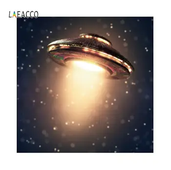 

Laeacco UFO Universe Planet Science Fiction Spaceships Backdrops Photography Backgrounds photography Backdrops For Photo Studio