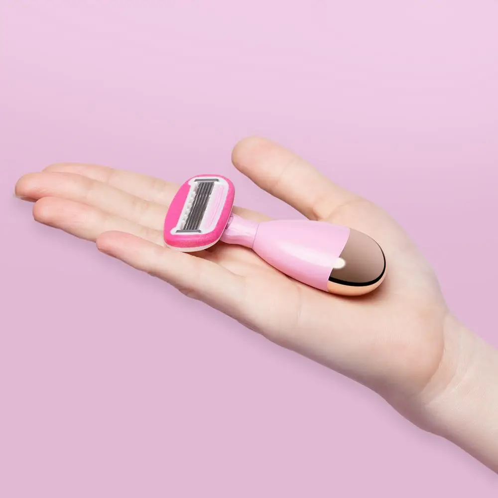 Новый Xiaomi Mijia Youpin ZhiBai бритва для женщин DL2 розовая ручная мини компактное