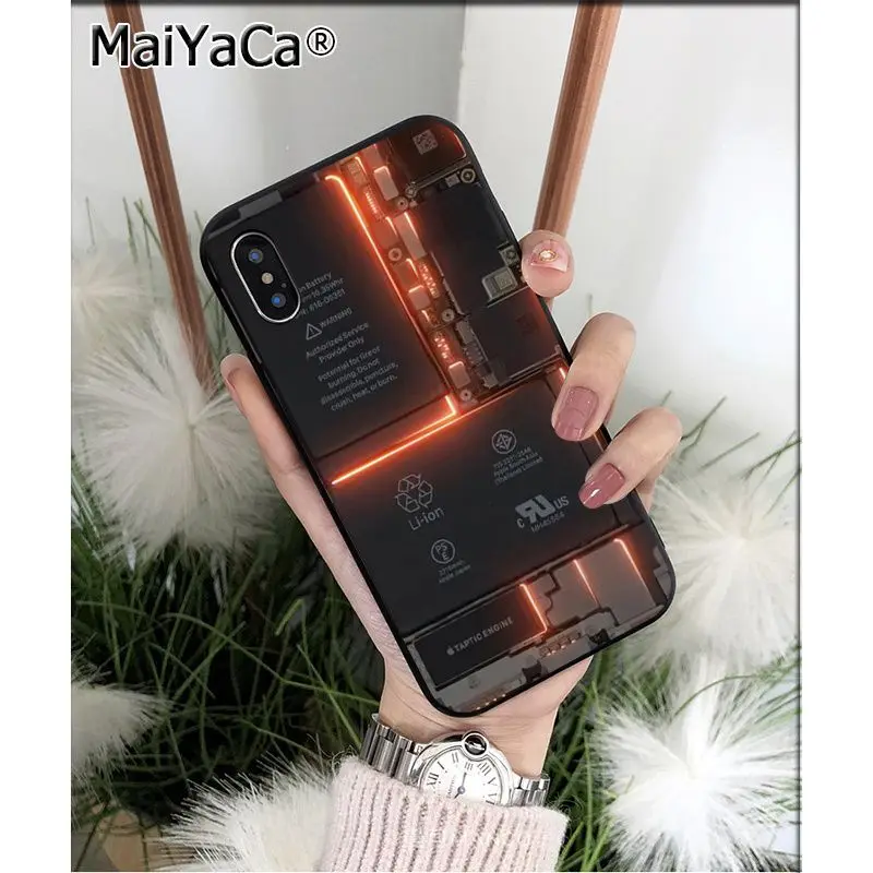 MaiYaCa Inside electronics очень крутой для Apple iphone cutaway Coque чехол для телефона iphone 11 pro 8 7 66S Plus X XS MAX 5s SE XR - Цвет: A12