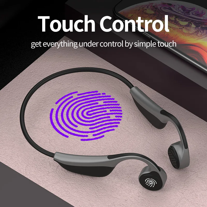 Оригинальные наушники V9 Bluetooth 5 0 костная проводимость гарнитура Беспроводные