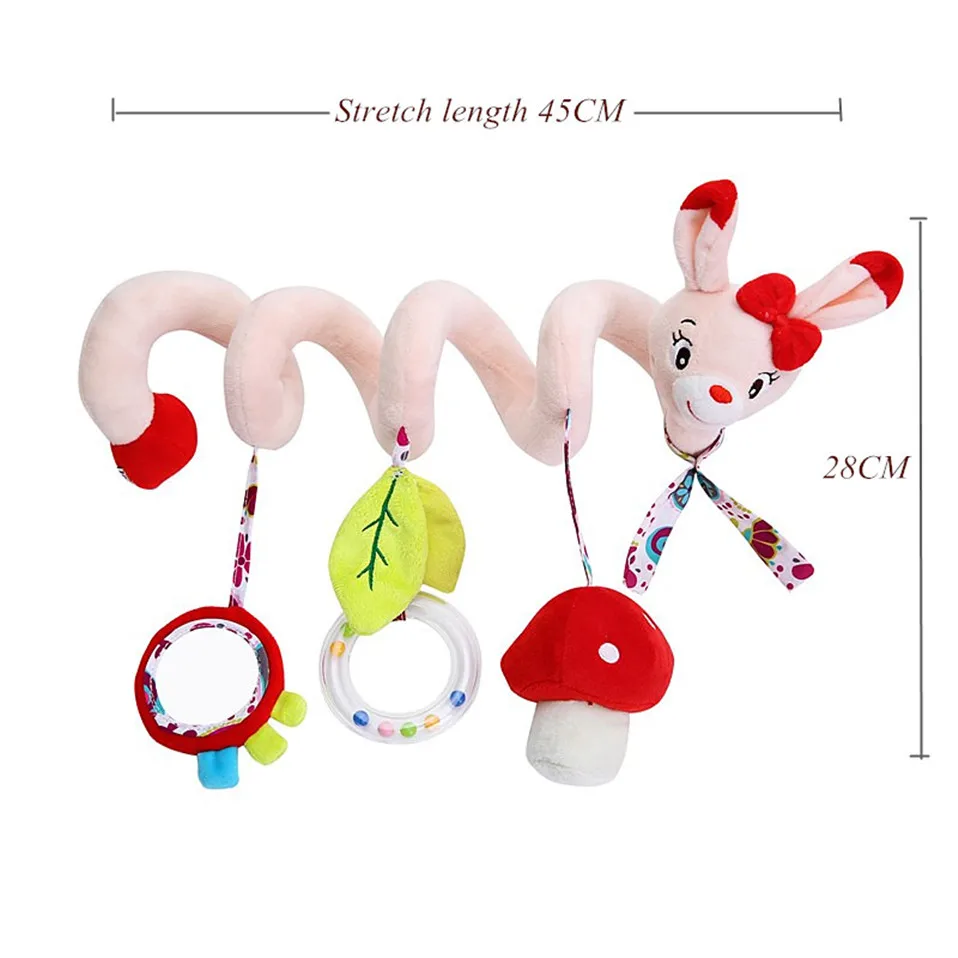 Детские игрушки 0-12 месяцев детская кроватка Мобильная кровать колокольчик погремушки обучающая игрушка для новорожденных подвесное сиденье в автомобиль детская кроватка спиральная коляска игрушка