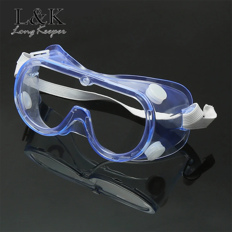 

100pcs/200pcs Protective Safety Goggles Eyes Protection Windproof Dustproof Transparent Glasses Fast Shipping Via DHL/UPS/Fedex