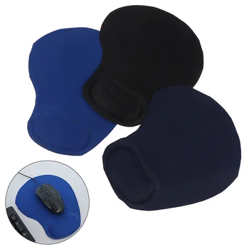 

1pc Mouse pad with wrist rest protect wrist comfortable gaming mice mat mousepad 3 Colors