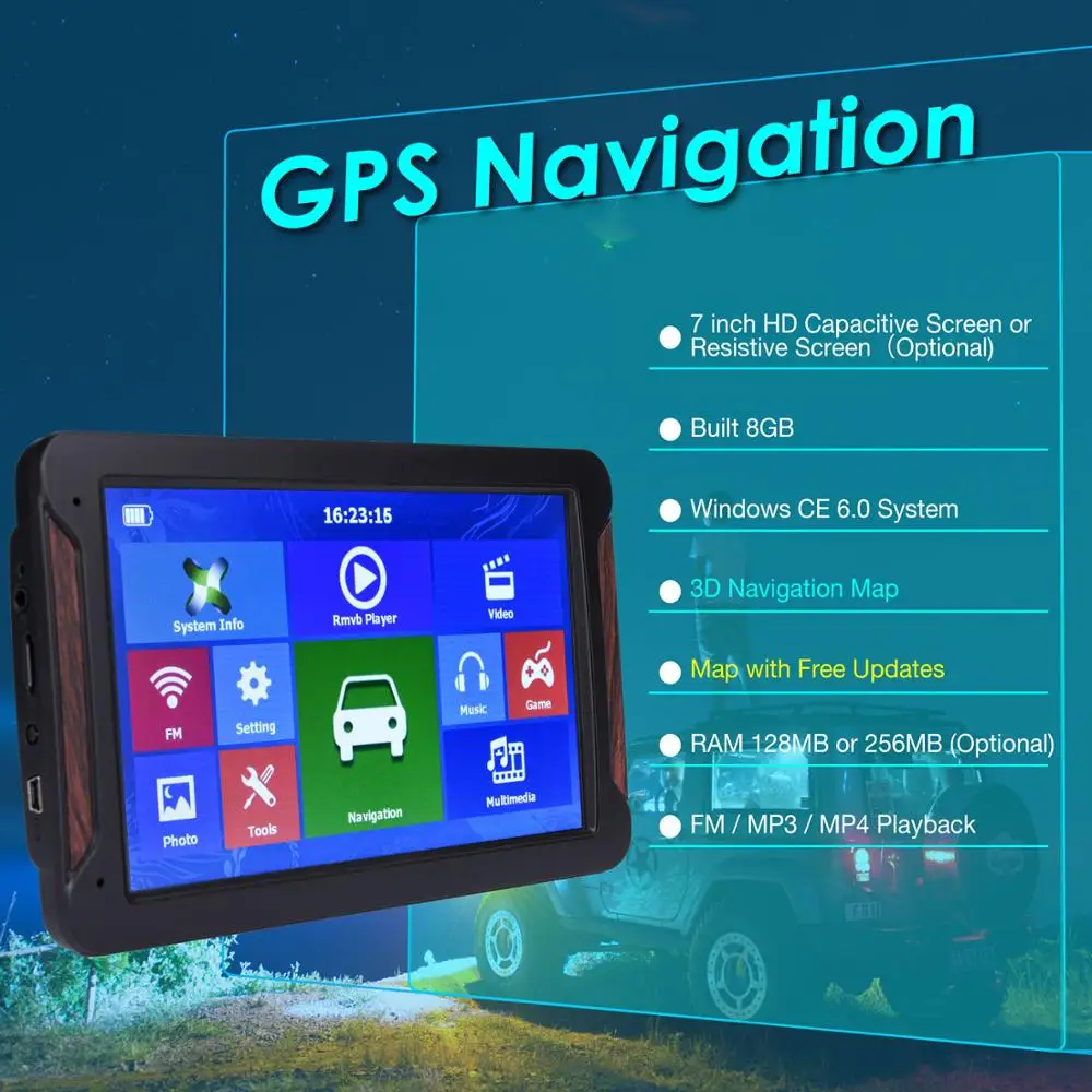 710H Oriana " HD 8G 256MB емкостный автомобильный gps-навигатор FM Bluetooth AVIN новейшая Европейская карта gps навигатор для грузовиков