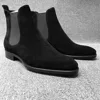 Mens Boots Men Chelsea Boots Ankle Boots Plus Velvet High-top Martin Boots Outdoor Walking Shoes Wear Resistant Botas Hombre 48 ► Photo 2/6