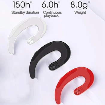 

New TWS Bone Conduction EarphoneWireless Bluetooth Earphone Bluetooth Earbuds Sports Earphone for xiaomi for iphone for Samsung