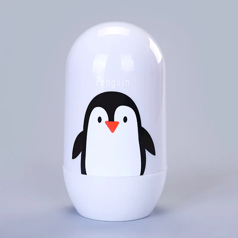 Penguin 8 цветов 4 шт Детские комплекты для здравоохранения уход за детскими ногтями набор младенческой палец триммер для собак кусачки для ногтей мультфильм коробка животные Коробка - Цвет: Penguin