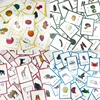 123Pcs/set Children Baby Animals Japanese Learning Word Card Pocket Flash Learning Educational Toys Word Table Game Card for Kid 1