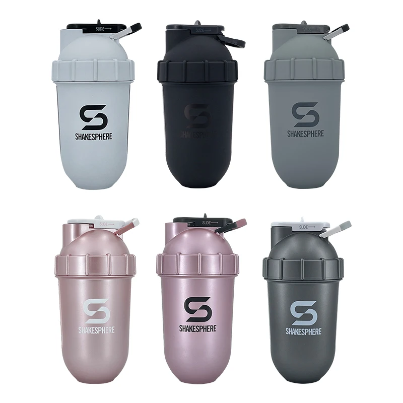 ShakeSphere Tumbler Protein Shaker Bottle Steel Water Bottle Sport