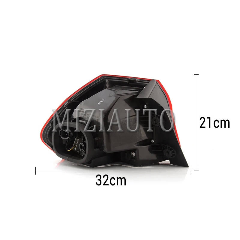 MIZIAUTO задний фонарь внешняя сторона для Volkswagen Passat стоп-сигналы поворота Задний бампер
