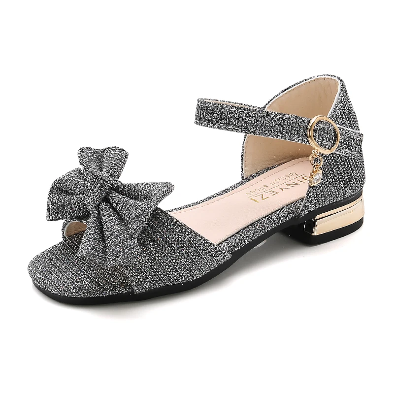 

2019 New Soft Nice Children Sequins Sandals Fashion Girls Shoes Summer Beach Beautiful Cute Kids Sandals