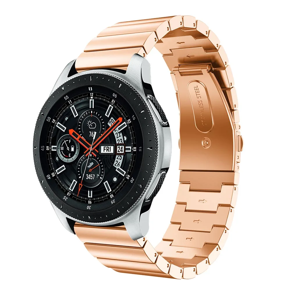20 мм 22 мм ремешок из нержавеющей стали для samsung Galaxy Watch 46 мм 42 мм Ременная Передача S3 Frontier классический ремешок для часов для huawei Watch GT ремни