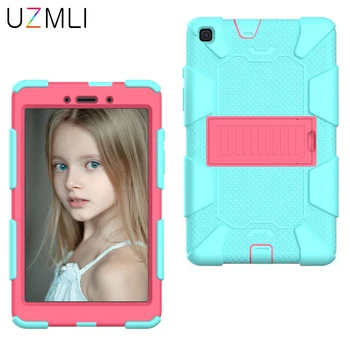 

New Armor Case For Samsung Galaxy Tab A 8.0 2019 T290 T295 Tablet Kids Safe Shockproof Heavy Duty Silicone Hard Back Cover
