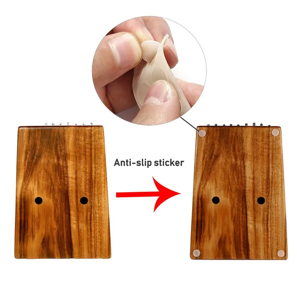 Muspor Kalimba 20 клавиш Акация(Koa) двухслойный большой палец пианино Mbira с Чехол