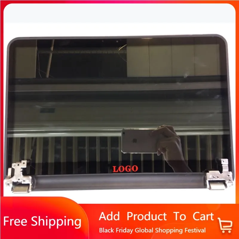 

15.6 inch LCD Screen For Dell Inspiron 15R 5537 5531 15.6" Genuine Glossy LCD Touch Screen Complete Assembly Upper Part Cover