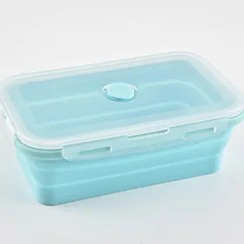 

Outdoor Environmental Protection Silicone Lunch Box Microwave Lunch Box Lunch Box Refrigerator Storage Box Sealed Crisper