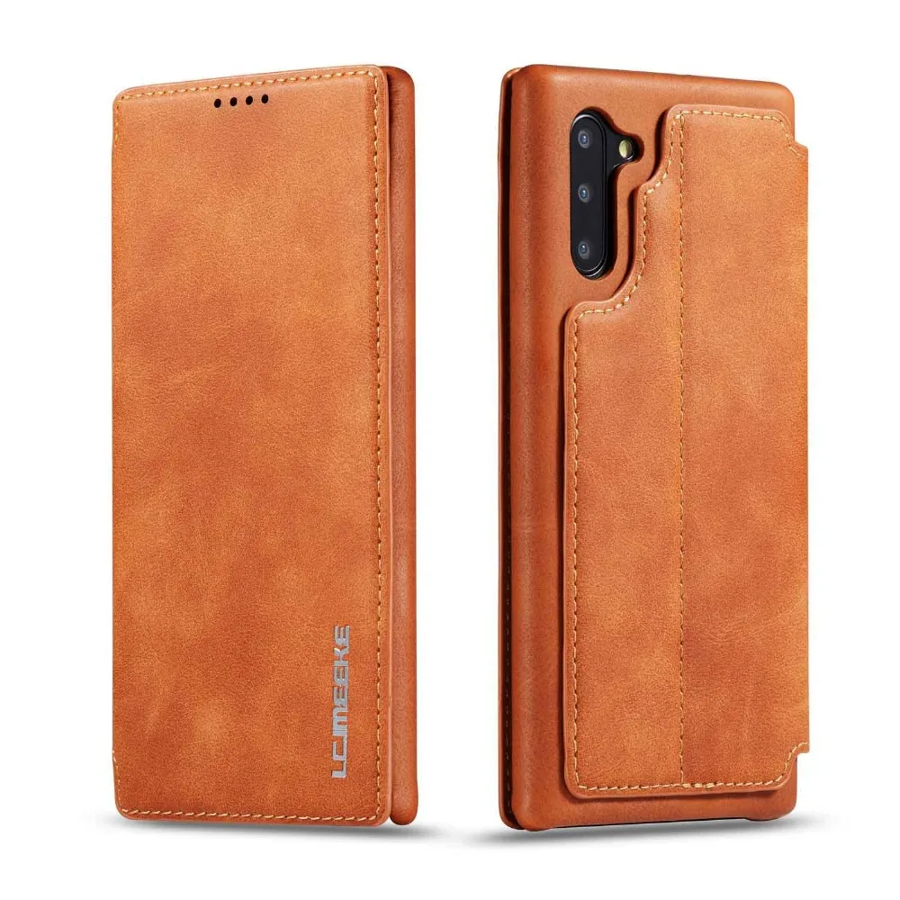 Чехол-книжка, футляр для samsung Note 10 Plus, Роскошный Ретро Чехол из искусственной кожи для телефона samsung Galaxy Note 10 S8 S9 A80, чехол Funda