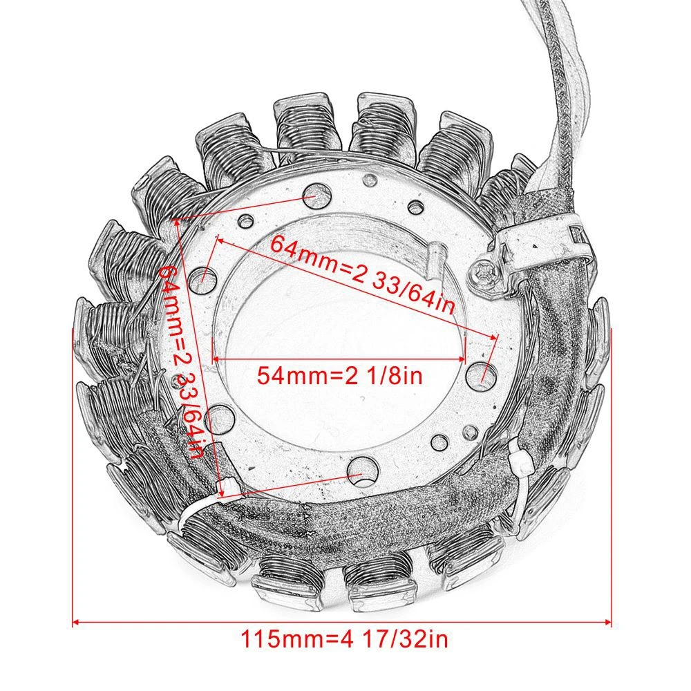 Катушка статора мотоцикла подходит для Suzuki DR650 DR 650 XF650 XF 650 Freewind 1996- генератор Магнето