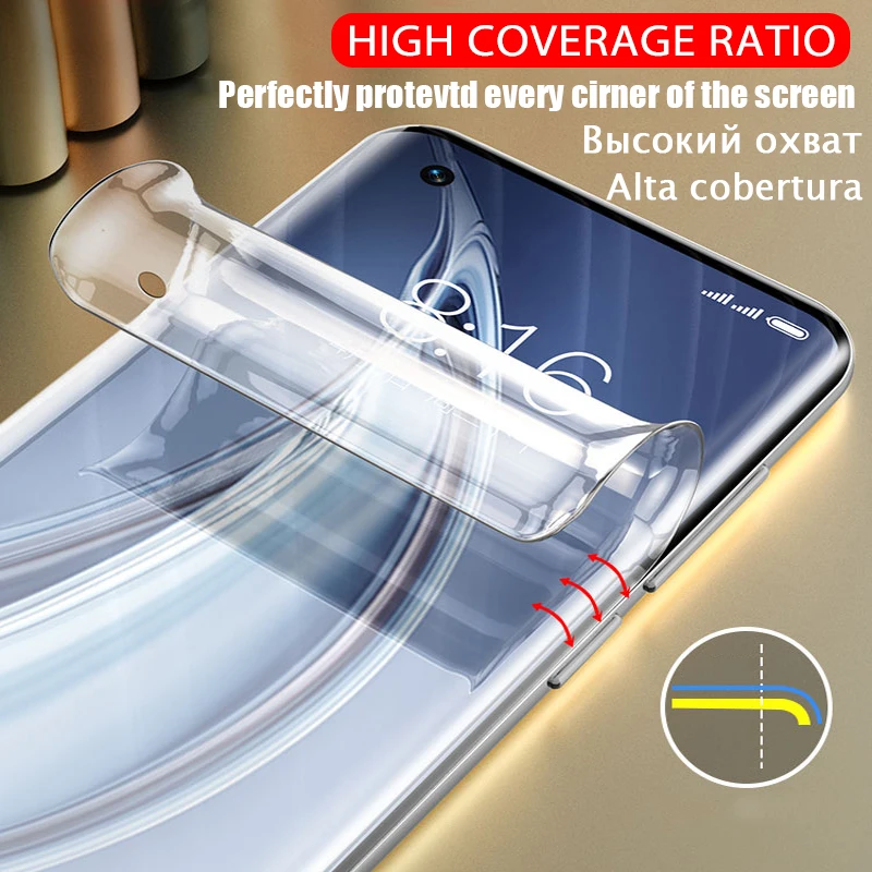 Гидрогелевая пленка для Redmi Note 9 Pro 9s Защитная экрана 9A 9C Mi 10 Lite защитная