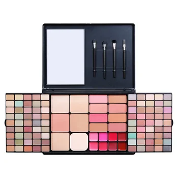 

1 Set Delicate Makeup Plate 112 Color Eye Shadow 4 in One Eye Shadow Blush Makeup Combination Set for Man Woman