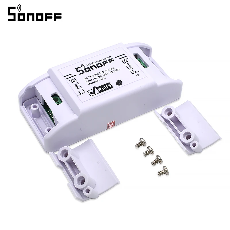 

1/2/3/4/5/6/8/10 PCS SONOFF Basic Smart Wireless Wifi Switch Remote Control Automation Module DIY Smart Home Module 10A/2200W