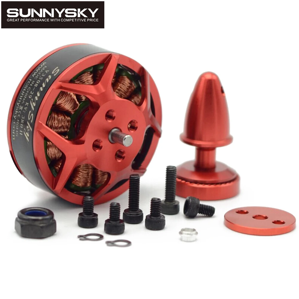 1 шт. Sunnysky V3508 380KV/580KV/700KV 4S-6S бесщеточный двигатель для радиоуправляемого