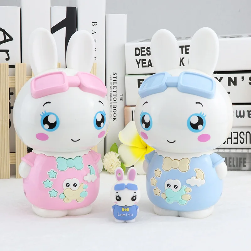 

Le Mi Tu Story Machine Little White Rabbit Early Education Machine Bluetooth U Disk 0-7 Years Old Infant Educational Toys