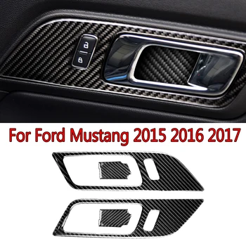 

Set Door Handle Bowl Trim For Ford Mustang 2015-2017 Interior Inner Waterproof Car Durable