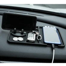 Автомобильные аксессуары для телефона в автомобиле противоскользящие для панелей, на липкой основе нескользящий коврик черный держатель из ПВХ липкое покрытие для gps салона автомобиля