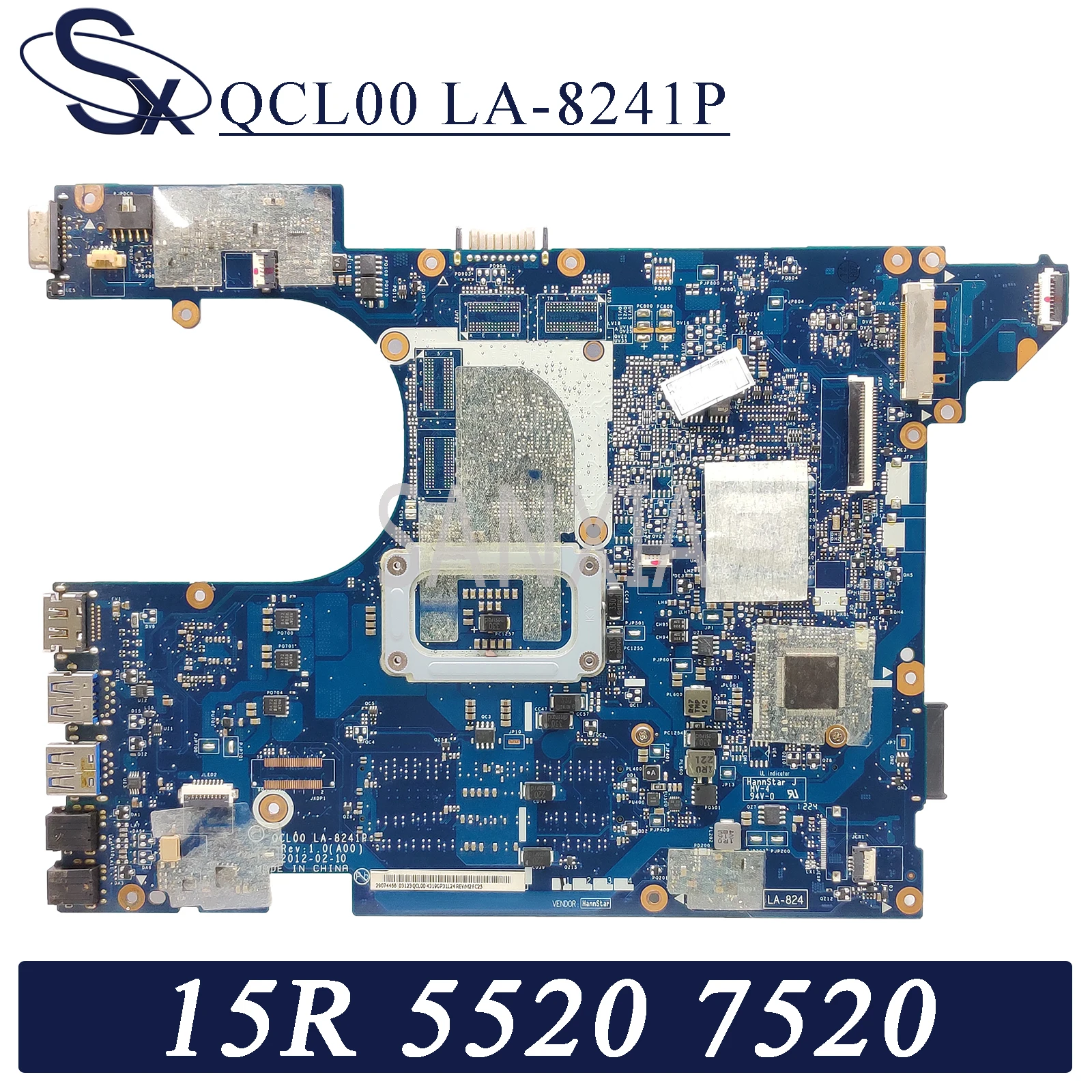 Материнская плата для ноутбука KEFU оригинальная материнская Dell Inspiron 15R 5520