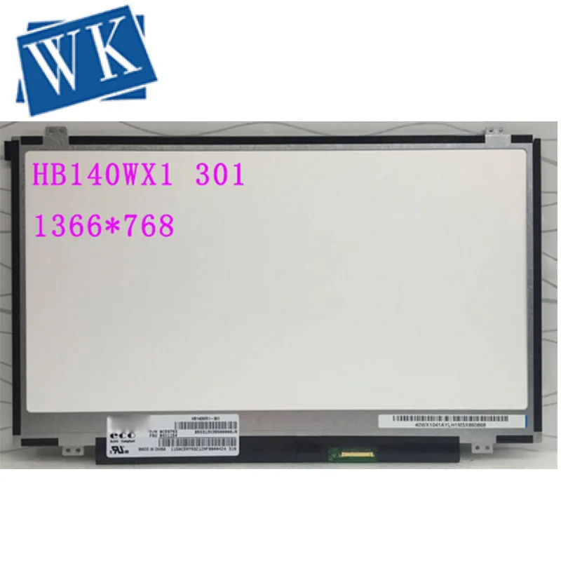 BOE HB140WX1-301 Replacement Screen for Laptop LED HD Matte 