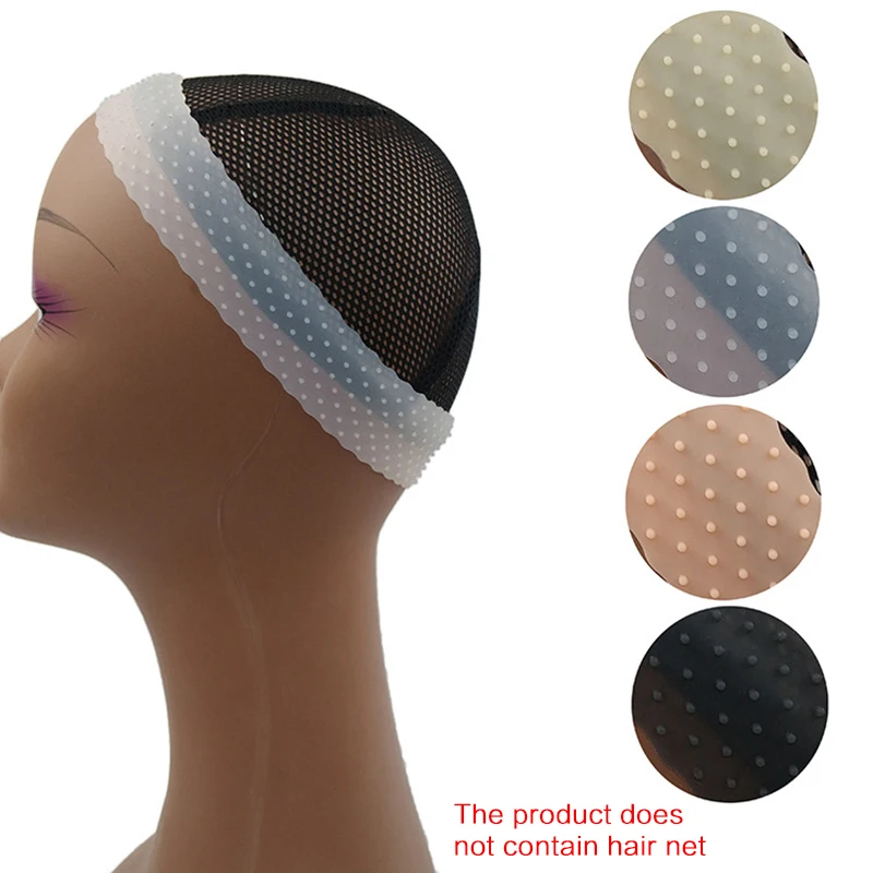 Non Slip Wig Grip Band Transparent Silicone Comfort Head Hair Extra Hold Headband Adjustable Women | Красота и здоровье