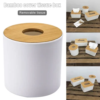 

Modern Plastic Tissue Box Home Car Napkins Holder Case Home Organizer Decor FP8