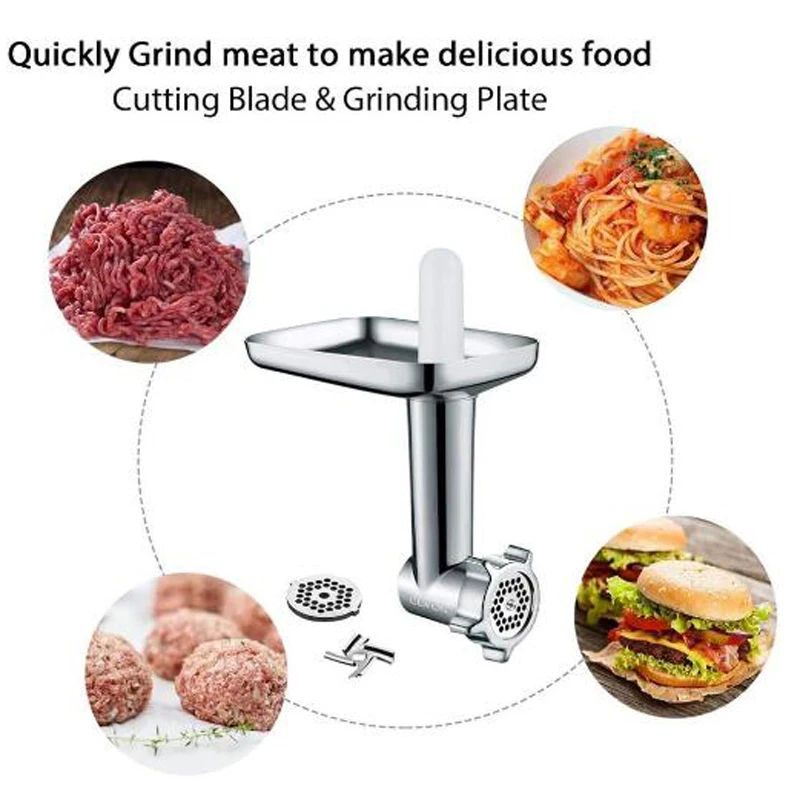 Metal Food Grinder Attachments for KitchenAid Stand Mixers, Meat Grinder,  Sausage Stuffer, Perfect Attachment for KitchenAid - AliExpress