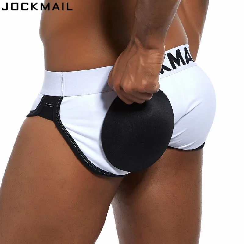 Мужские трусы с эффектом пуш ап JOCKMAIL нижнее белье для увеличения ягодиц Двойная