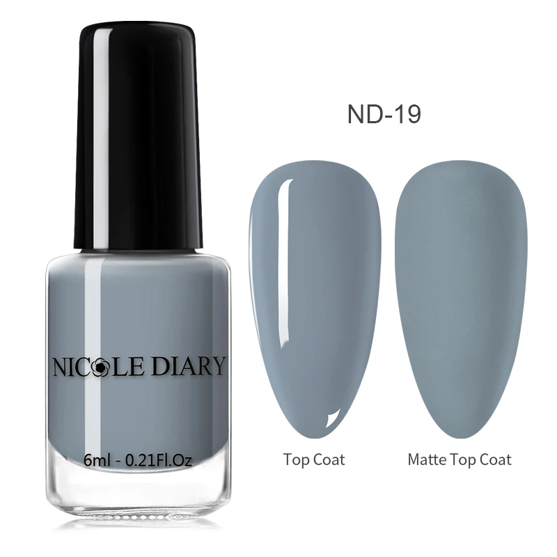 NICOLE DIARY матовый Effetc лак для ногтей чистый цвет ногтей розовый дизайн ногтей жирный лак маникюр лак для ногтей лак - Цвет: Color 19