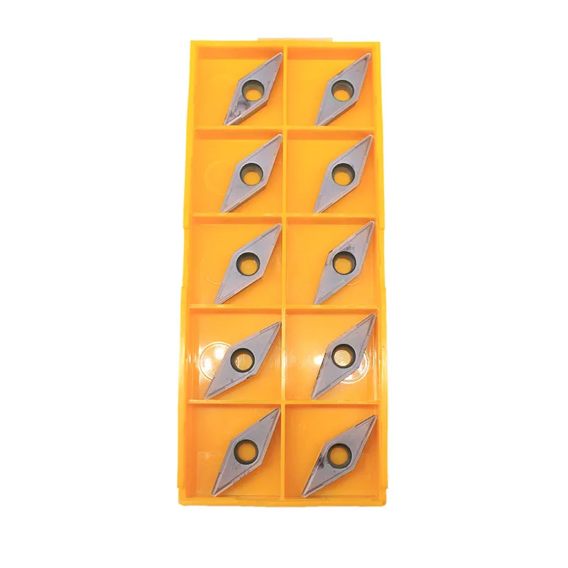 

10pcs VCMT160408 MA VP15TF internal Turning Tools Carbide insert Lathe cutter Tool VCMT 160408 turning insert