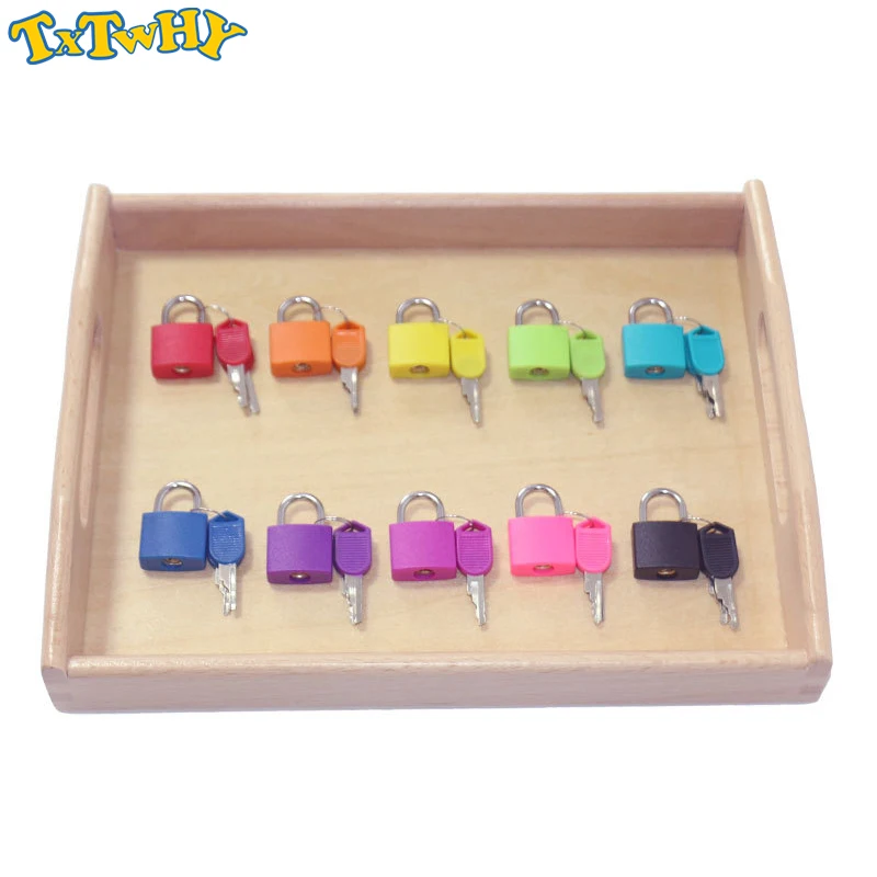 Деревянный поднос Монтессори планшетофон Обучающие игрушки практичный материал