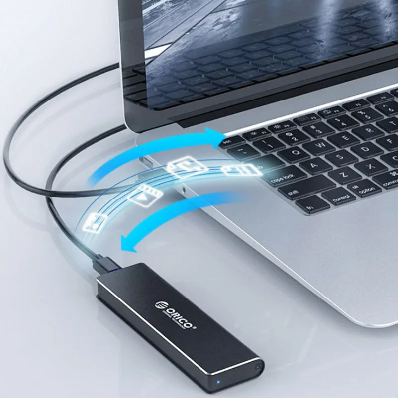  NVME M.2 SSD Fall Solid State Drive Box Fall Aluminium Legierung Gen2 10Gbps High Speed Übertragung